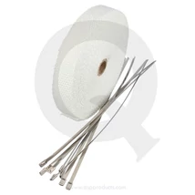 qsp Fiberglass Hitteband Creme 2,5 cm