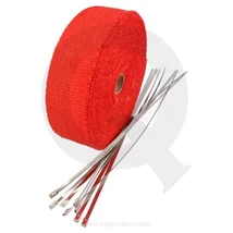 qsp Fiberglass Hitteband Rood 5 cm