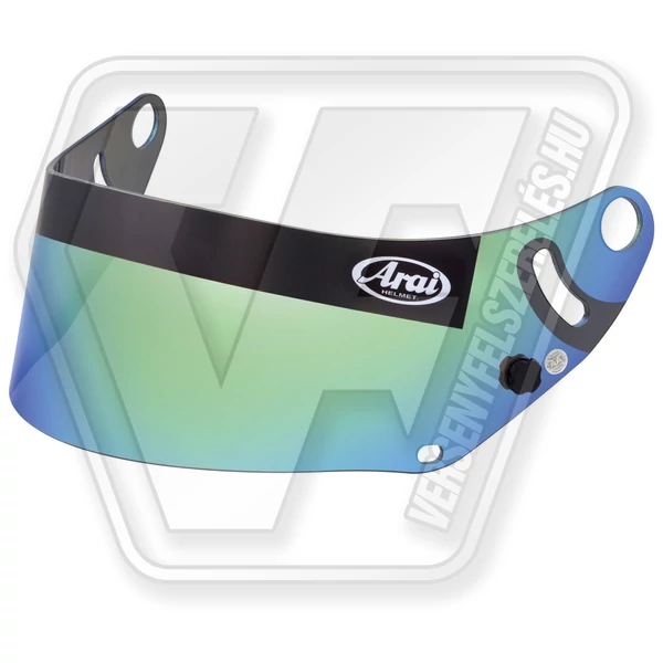 Arai mirror visor green