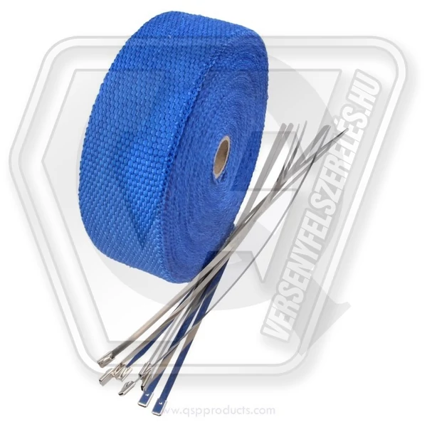qsp Fiberglass Hitteband Blauw 5 cm