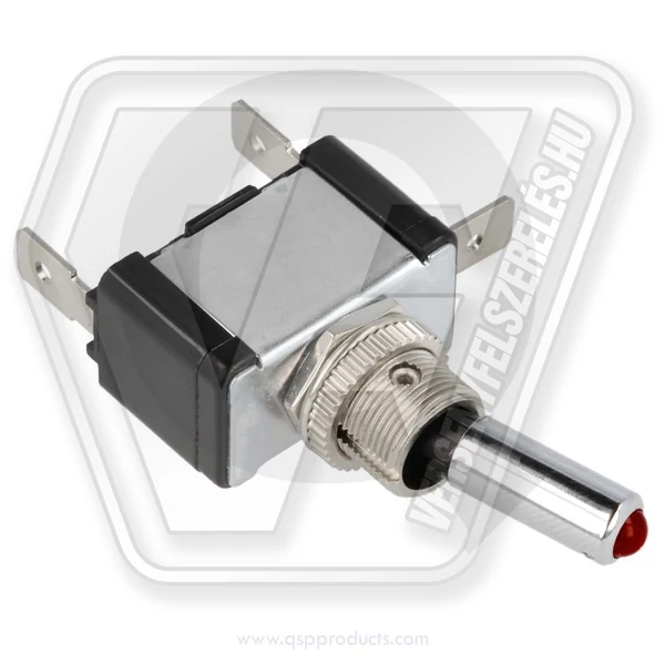 QSP On-off toggle switch + LED red