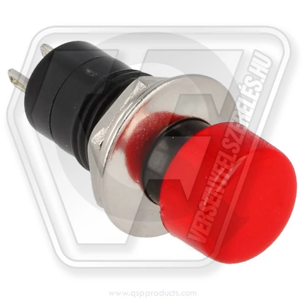QSP Push button red + chrome